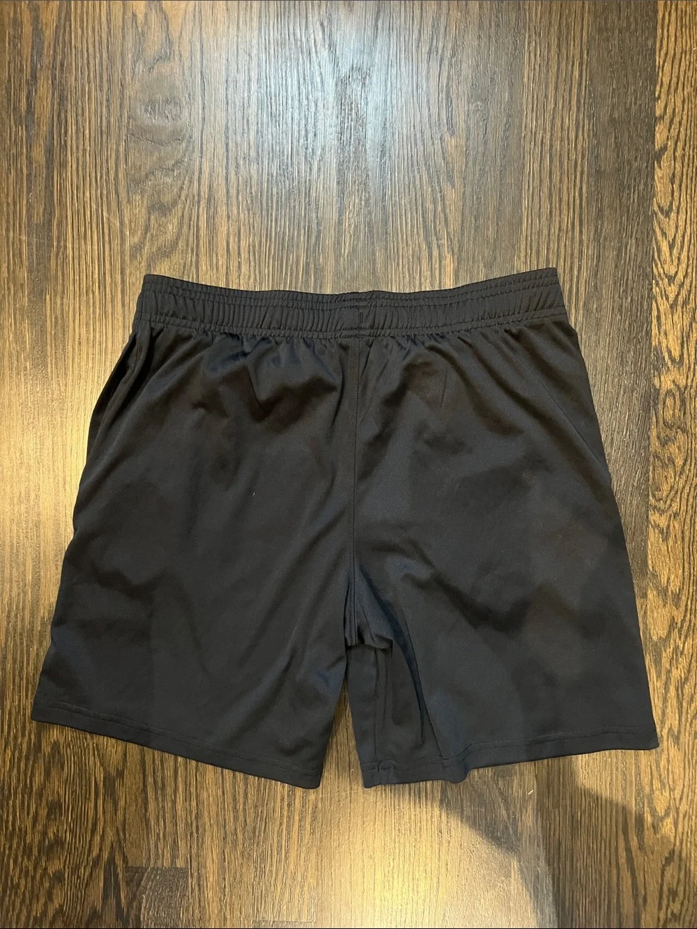 Under Armour Kids Boys Black Athletic Shorts with White Logo | Kids Large | YL